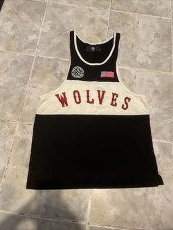 Darc Sport Limited Edition Wolves Tank Top Black White Men’s SZ M Gym Workout
