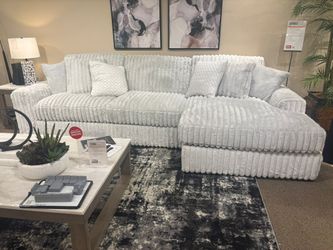 Stupendous Alloy Corduroy 2-Piece RAF Chaise Sectional