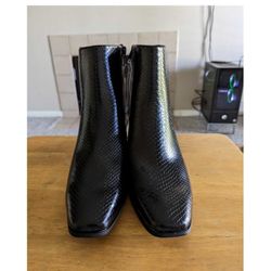 Brand New A New Day Black Delilah Ankle Boots Ladies Booties Size 7