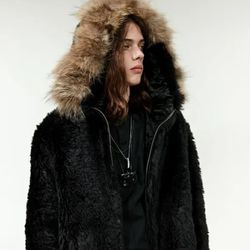 Saint Laurent Raccoon Fur And Synthetic Parka