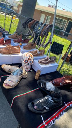 Huaraches bolsas y cutis gusts he de hombre Ferraro recien legatos de sahuayo