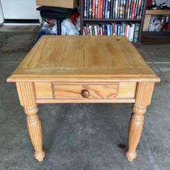 Light Wooden Accent Table / End Table / Side Table 