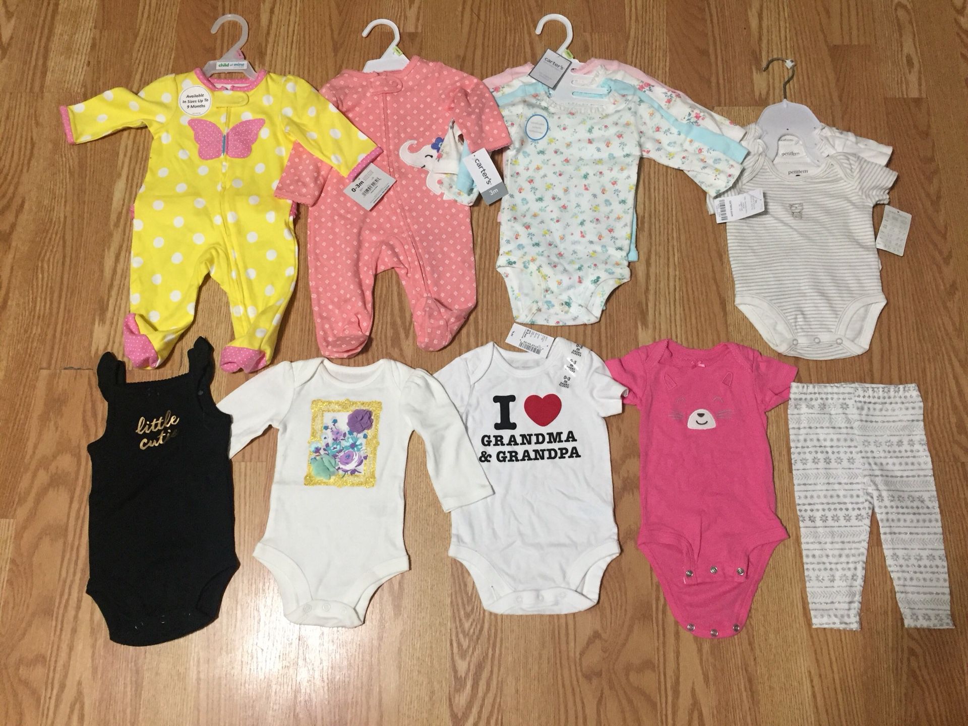 New 3 month baby girl clothes