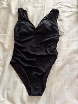 Black ladies, swimwear size large new with tags