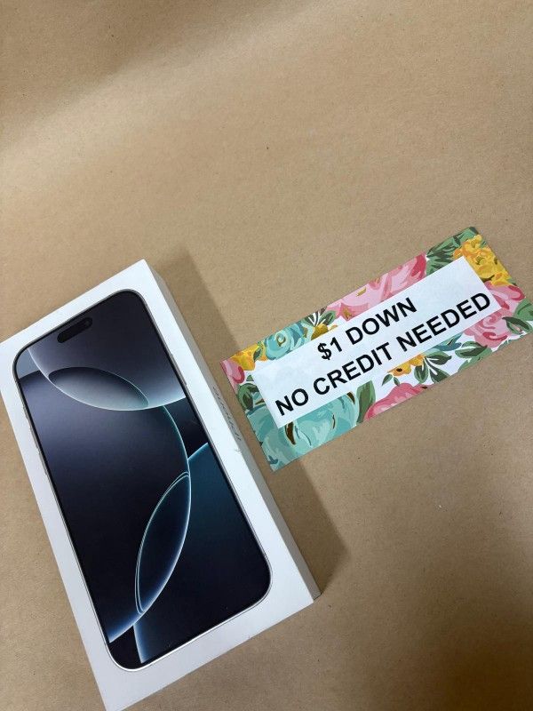 Apple IPhone 16 Pro Max 5G - Only $1 Today Pay The Rest Later!
