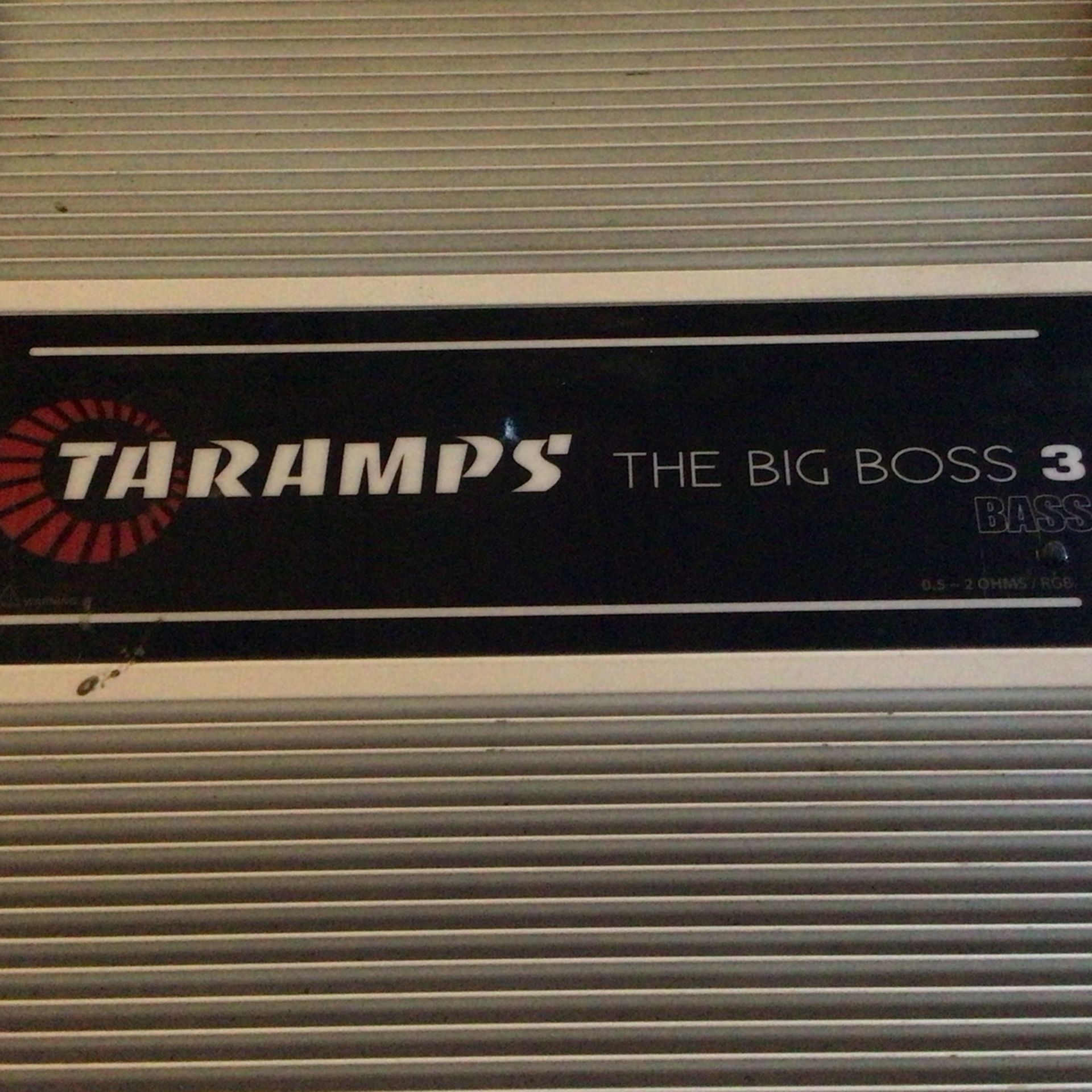 Like New Taramps Big Boss 3 Bass 1/2 Ohm Stable