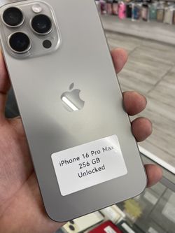 iPhone 16 Pro Max 256 GB Unlocked Cash Or $50 Down 