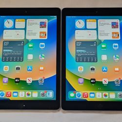 Pair of very nice APPLE iPad 5 32GB WIFI 9.7 inch tablets- QUEENS PICK UP 