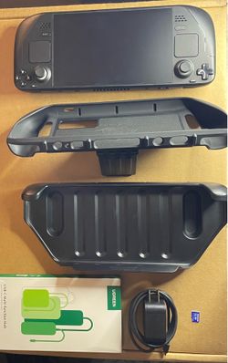 Steam Deck 512gb + Charger + Killswitch Case + 512gb SD card + Revodek USB hub