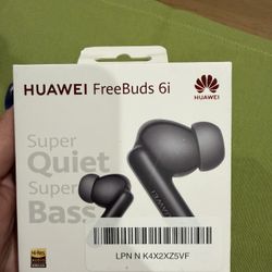 Huawei FreeBuds 6i – Brand New, ANC, Black
