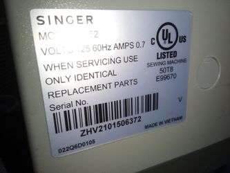 Singer heavy. Duty