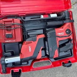 Hilti (contact info removed) TE 60-A36 Cordless Rotary Hammer | 36-Volt SDS-Max Combihammer Kit with 2 x 9.0 Ah Battery
