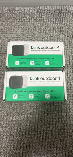 2 Brand New Blink Outdoor 4 Security Cameras
