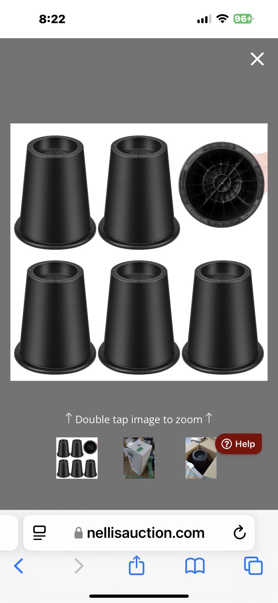 6 inch Furniture Risers