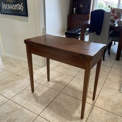 Antique Mahogany Game Table  Swivel-Make Offer