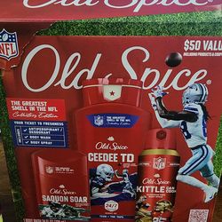 Old Spice George Kittle, Cee Dee Lamb, Saquan Barkley