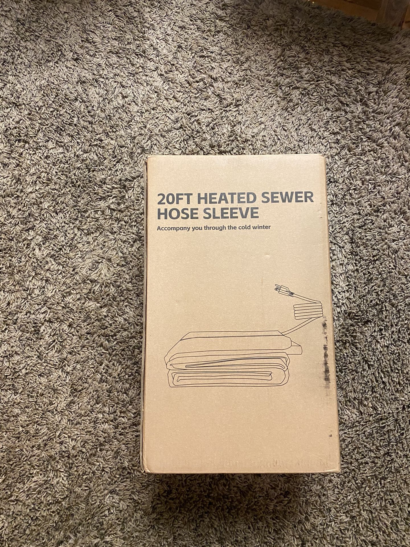20ft Heated Sewer Hose Sleeve 
