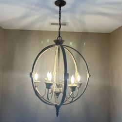 Rustic chandelier