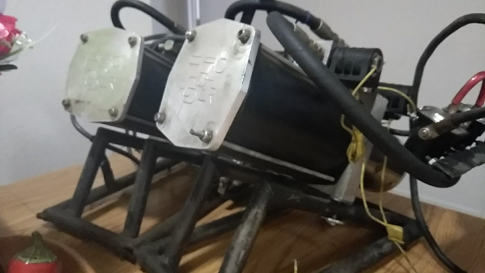 Two Pro Hopper Lowrider Hydraulics pumps
