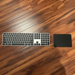 Black Magic Keyboard & Black Magic Trackpad