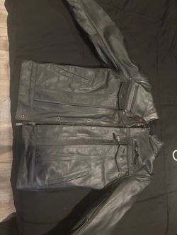 Black Leather Motorcycle Jacket