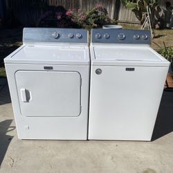 maytag washer and dryer gas heavy duty super capacity good condition delivery and installation available 