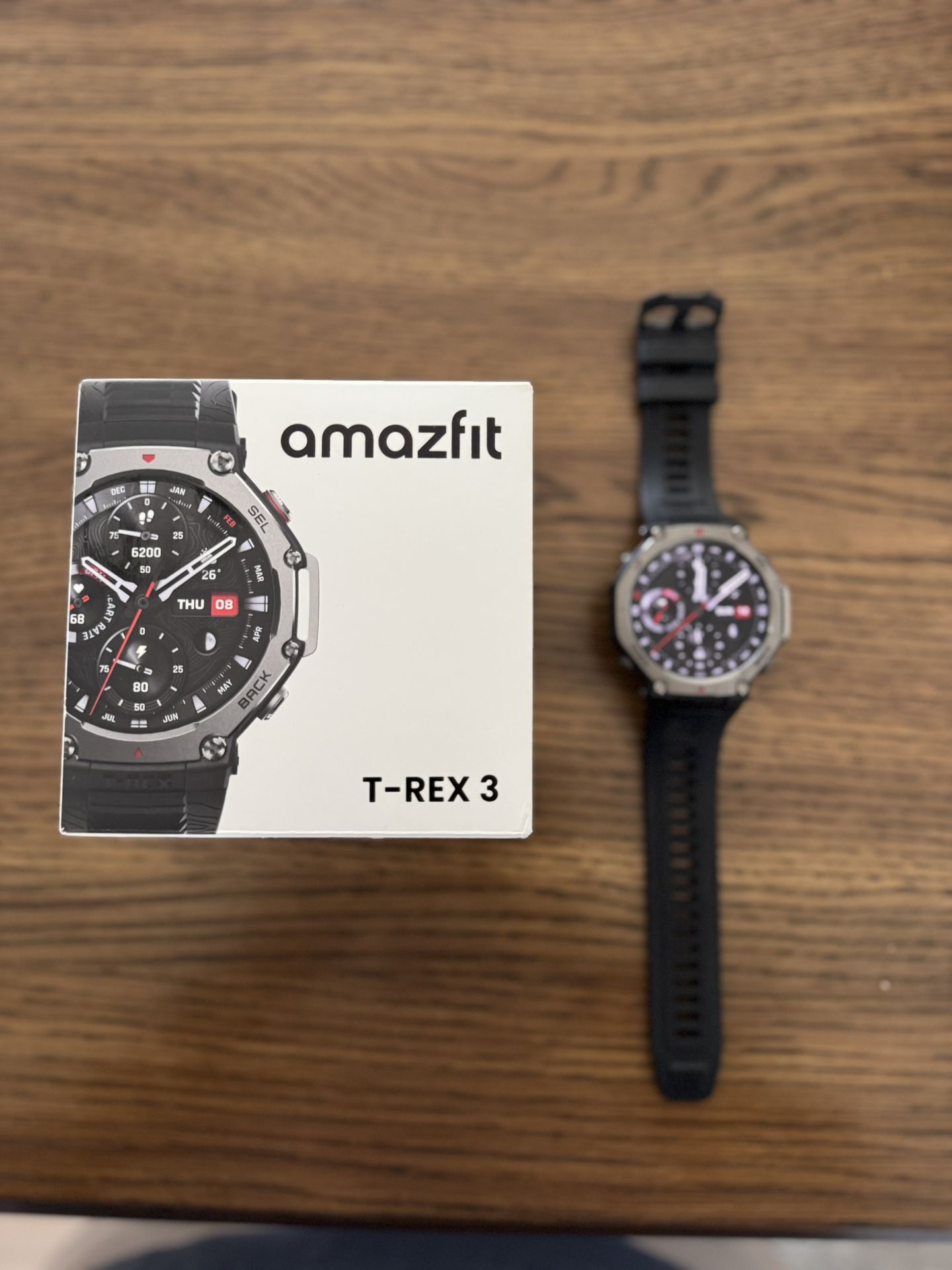 Amazfit T-Rex 3 - Outdoor Smart Watch - 48mm AMOLED Display - 27 Days Battery Life - Offline Maps & Navigation