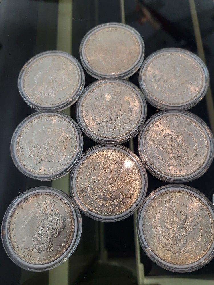 Morgan Silver Dollars Uncirculated
