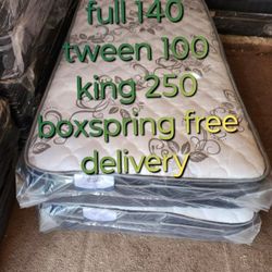 Mattress Pilow Top New 