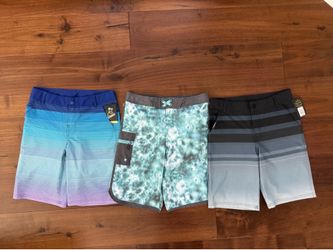Brand new! Lot of boy size 16 swim trunks