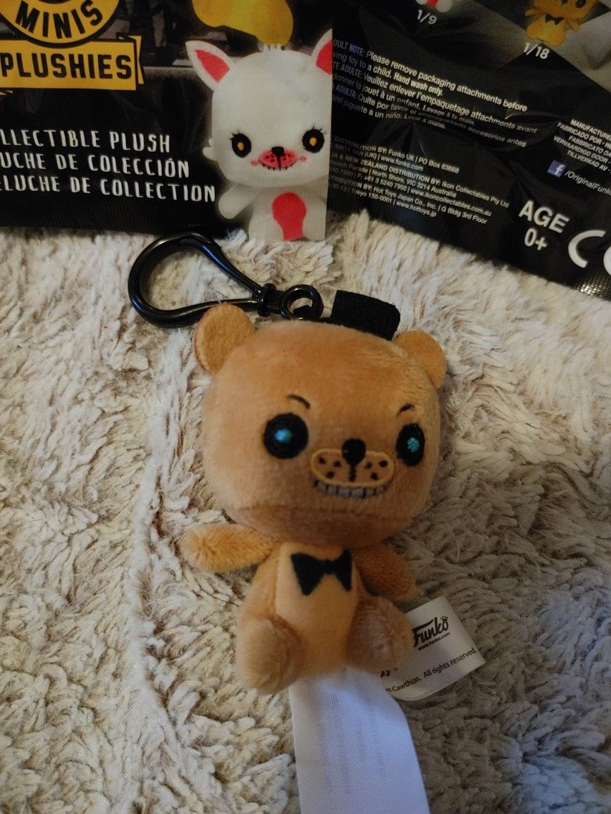 FNAF Freddy Backpack Clip On Plushie