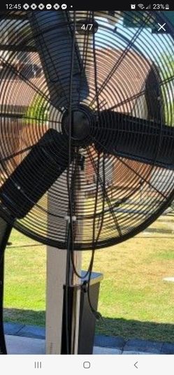 35" Industrial Fan with misters  firm price