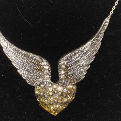 Heart With Wings Necklace 