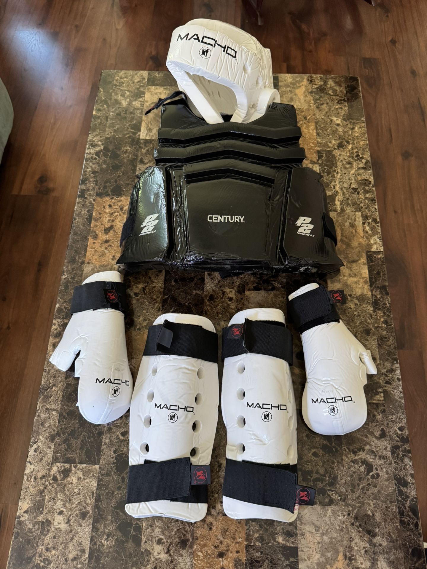 Sparring Gear for Karate With Bag