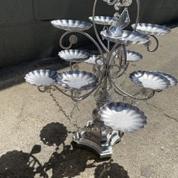 Silver Cupcake Stand
