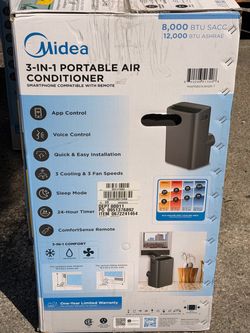Midea Portable Air Conditioner 12,000 BTU — $170 FIRM