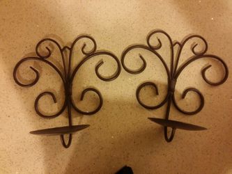 Wall sconces candle holders