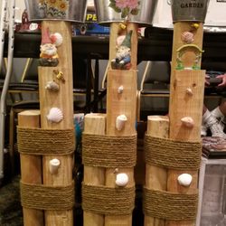 Handmade Flower Pots, Cigarette Butt Disposer Caddy