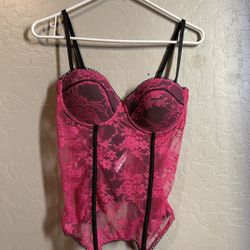 pink corset top