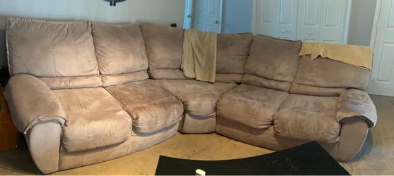 Tan sectional Sofa