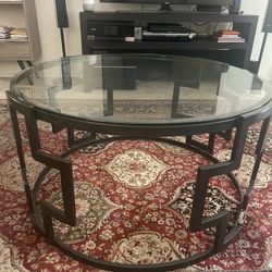 Round Glass Coffee Table