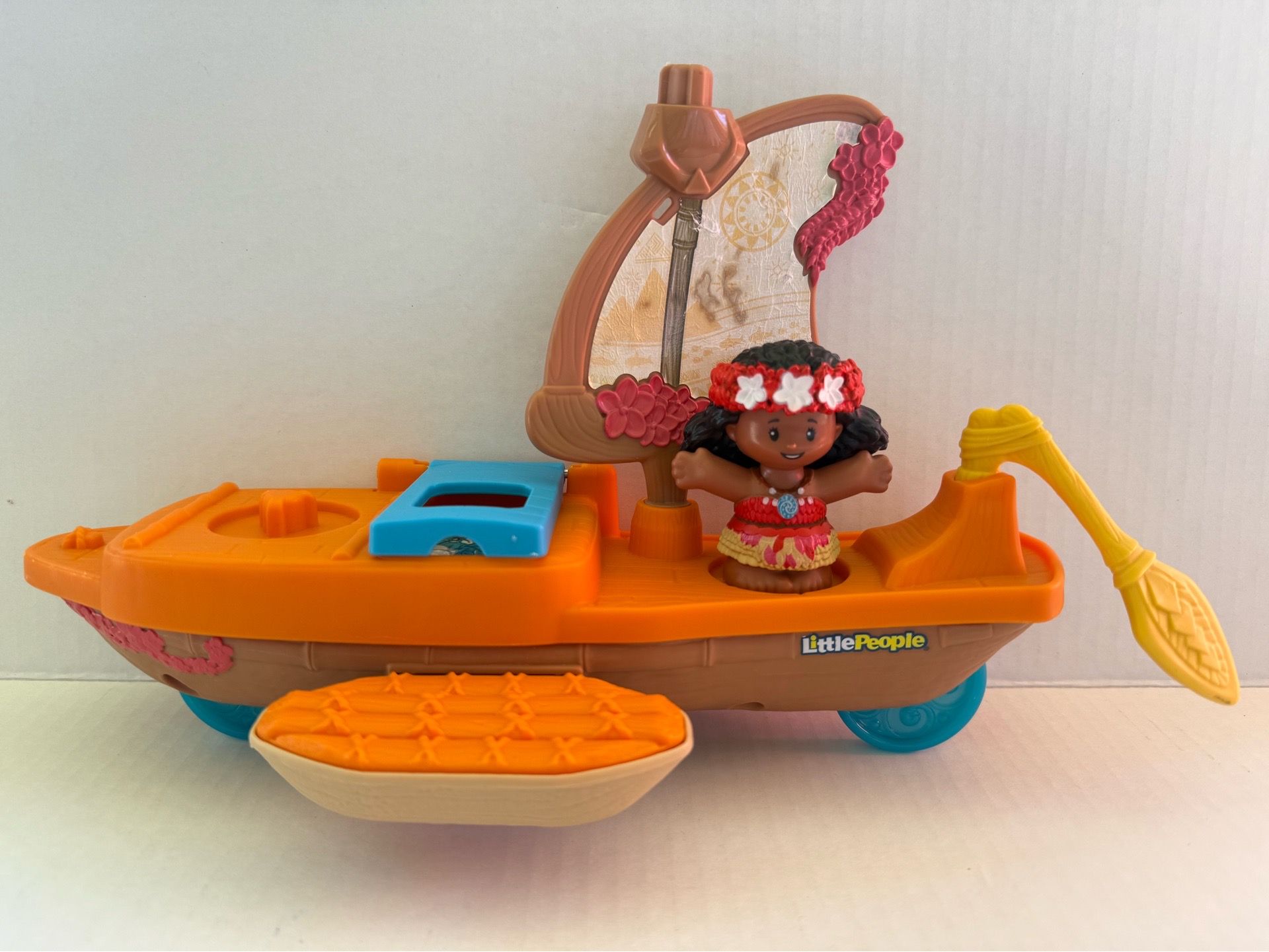 Fisher-Price Little People Disney Moana's Boat w/ Moana figure