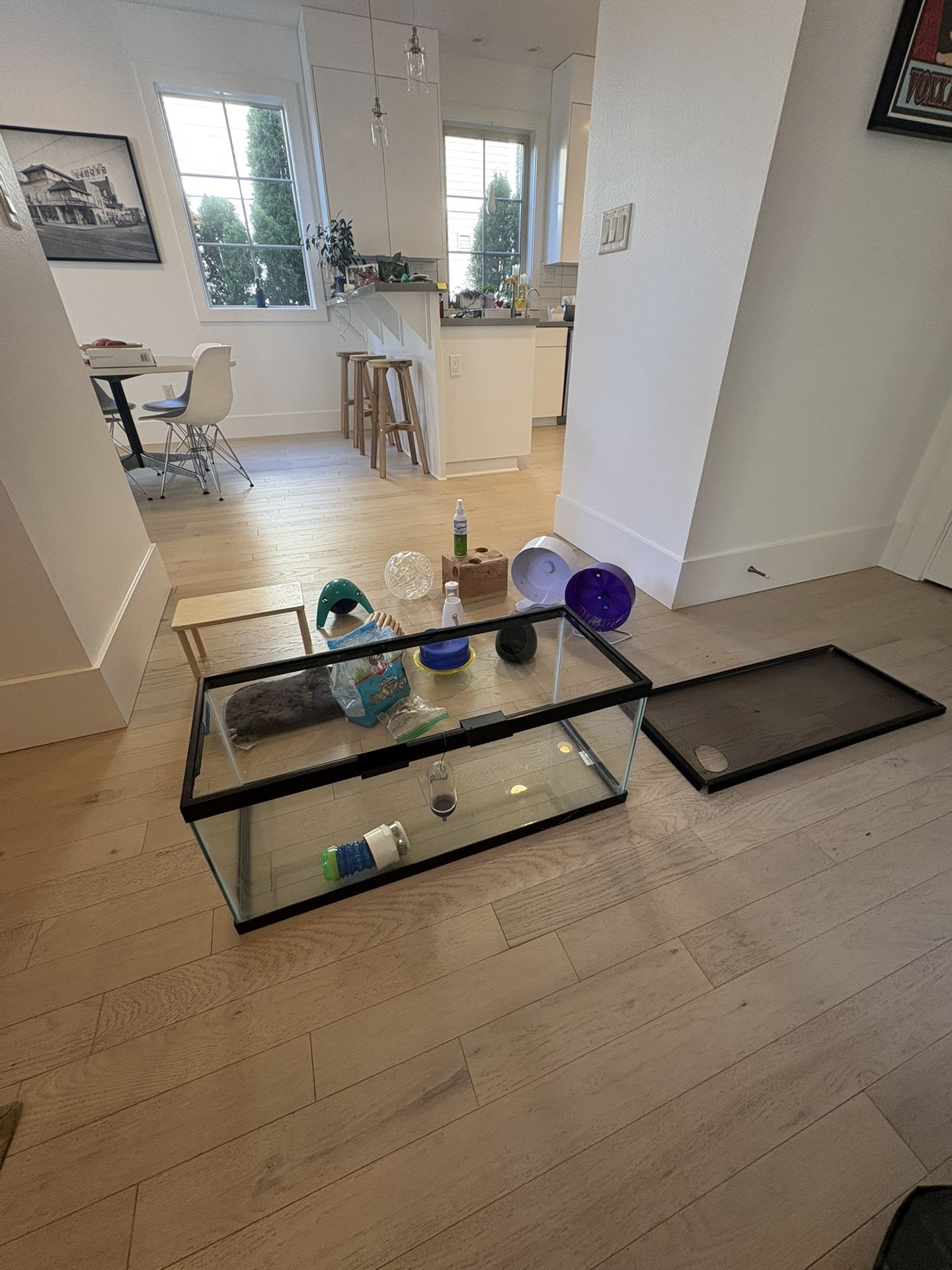 Hamster Cage, Toys And Supplies