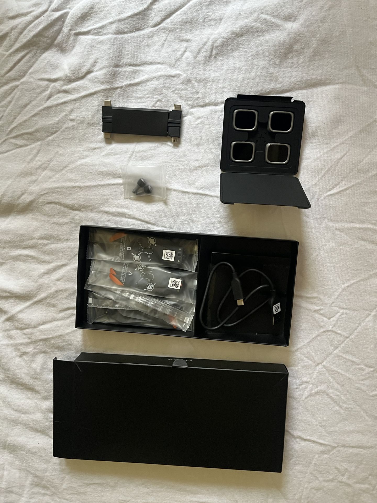 Dji Drone Parts / Lenses Wings Charger Etc