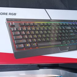 A, GAMING-GRADE KEYBOARD WITH DYNAMIC RGB LIGHTING EFFECTS 