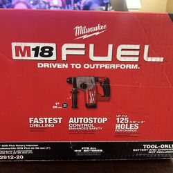 Milwaukee M18 Fuel 1” SDS Plus Rotary Hammer