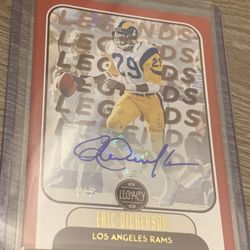 Eric Dickerson 1/5 AUTO Legacy packs