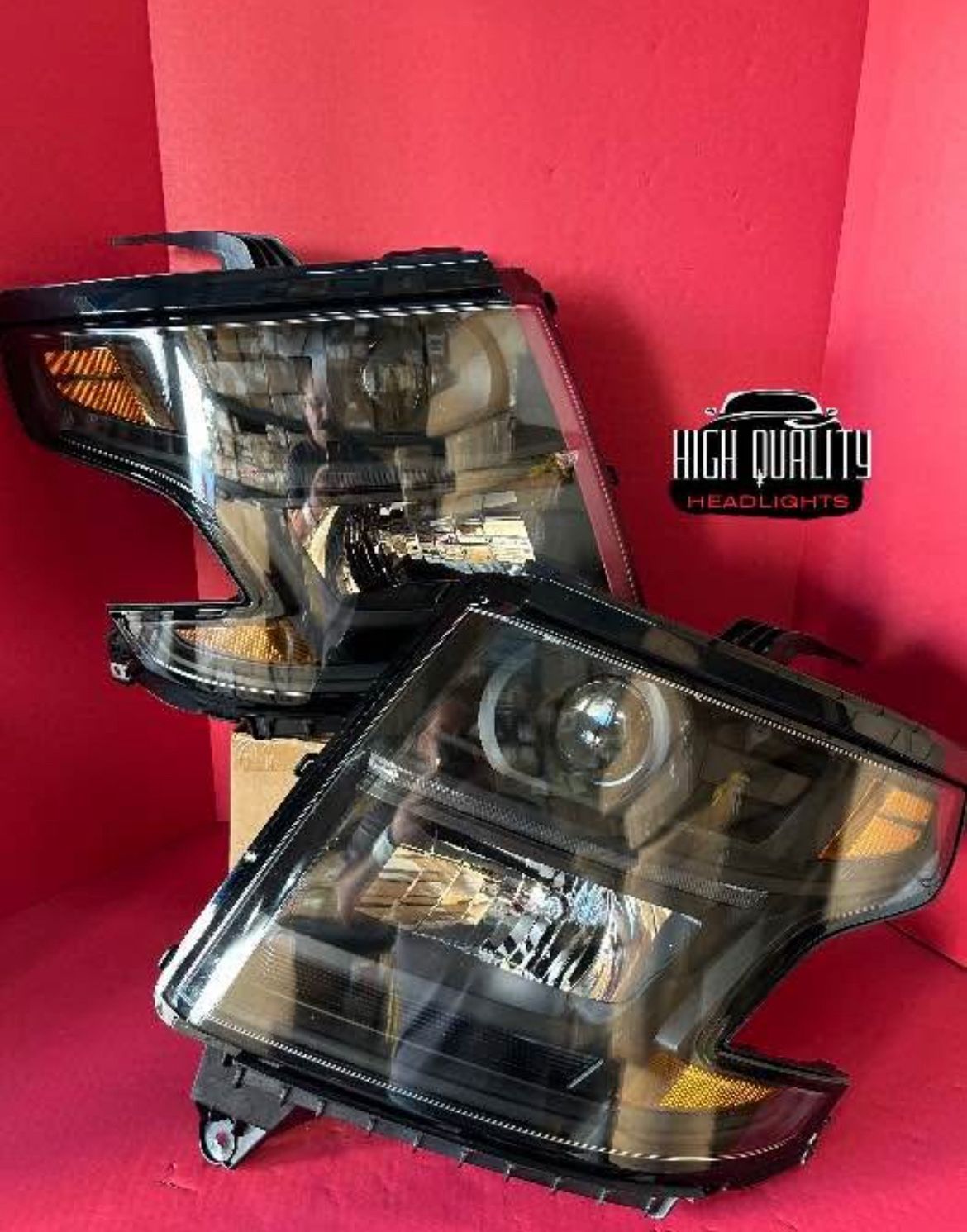 Chevy Tahoe 2015. 2020 Headlights.