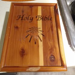 Vintage Dove Bible White With Case