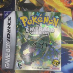 Pokémon Emerald Cib + All Shiny Pokémon And New Battery 